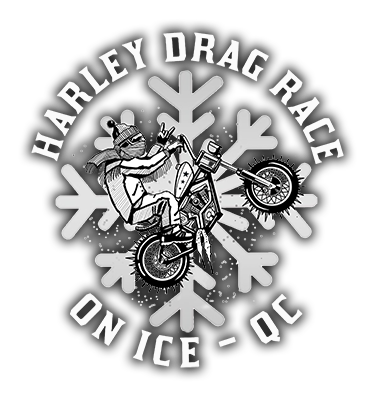 Harley Drag Race on Ice